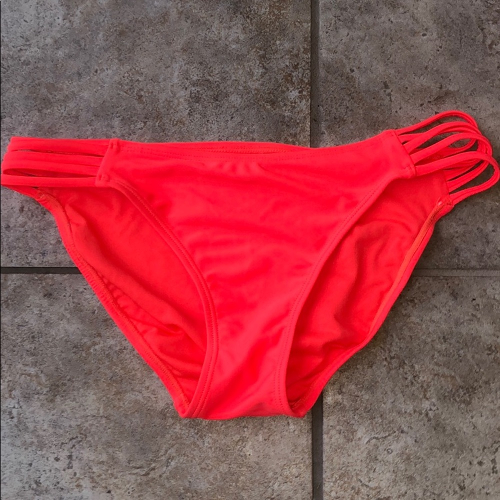 Target coral bathing suit bottoms, size M